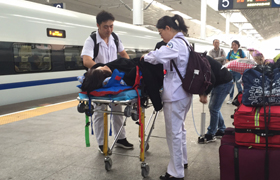 江门市机场、火车站急救转院